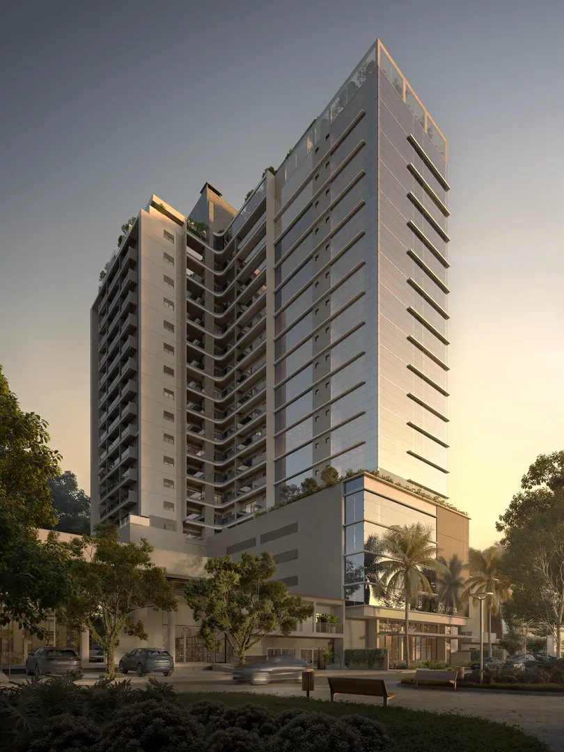 Fachada AMC Duo Torre Residencial e Comercial Campinas São José