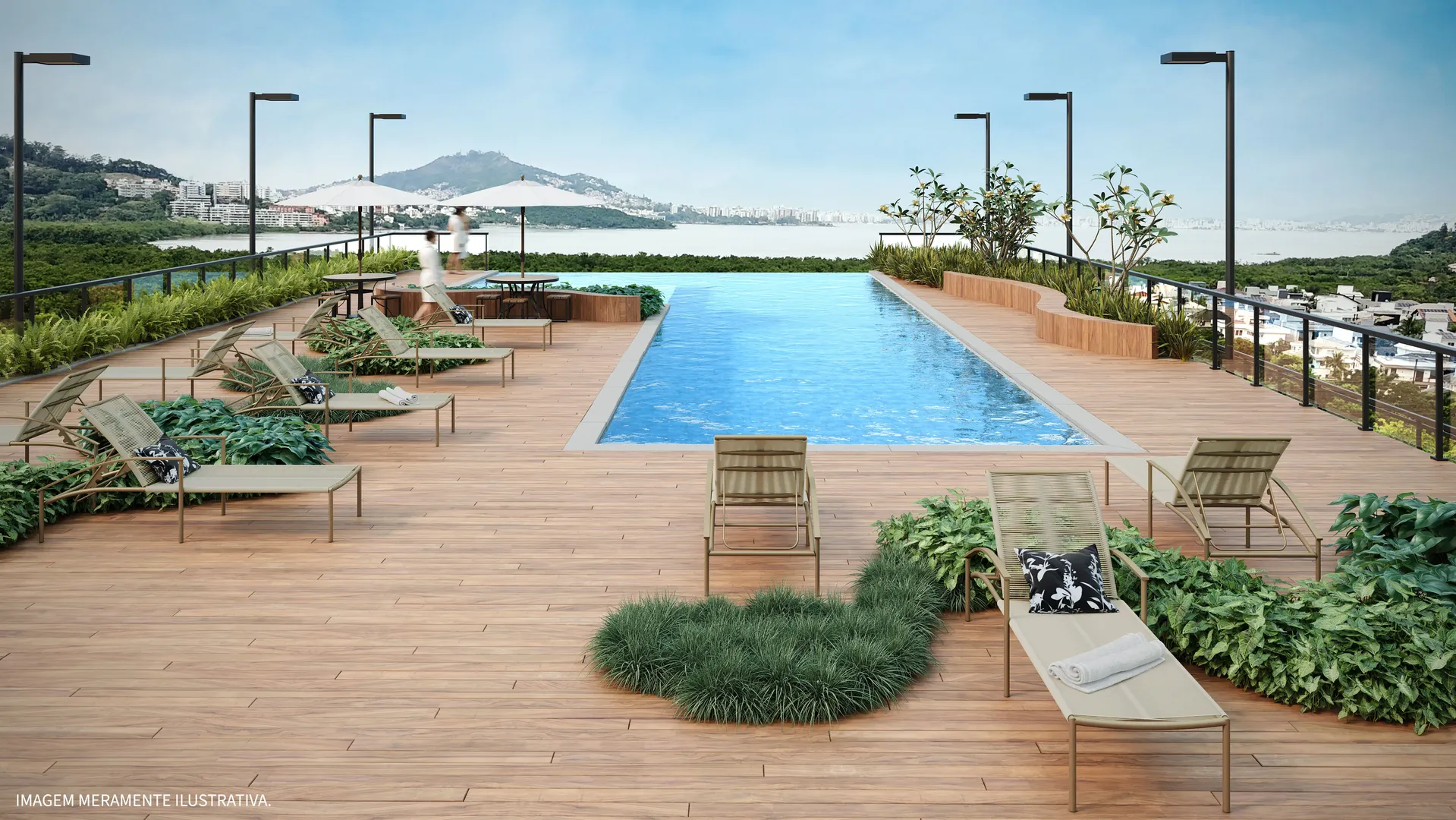 Rooftop com piscina aquecida BOSC EcoVillage